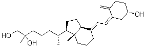 结构式 CAS# 29261-12-9, 25,26-二羟基维他命 D3