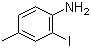结构式 CAS# 29289-13-2, 2-碘-4-甲基苯胺