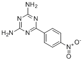 结构式 CAS# 29366-73-2, 6-(4-硝基苯基)-1,3,5-三嗪-2,4-二胺