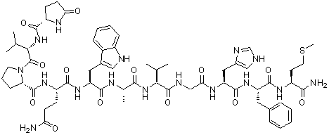 结构式 CAS# 29451-71-6, 蛙紧张肽