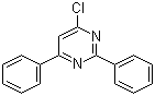 结构式 CAS# 29509-91-9, 4-氯-2,6-二苯基嘧啶