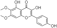 3,4',5-Trihydroxy-6,7-dimethoxyflavone molecular structure (CAS 29536-41-2)