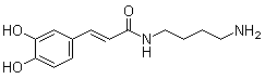 结构式 CAS# 29554-26-5, 咖啡酰丁二胺