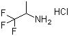 structure of CAS# 2968-32-3, 2-Amino-1,1,1-trifluoropropane hydrochloride