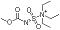 structure of CAS# 29684-56-8, Burgess reagent;Methyl N-(triethylammoniosulfonyl)carbamate; (Methoxycarbonylsulfamoyl)triethylammonium hydroxide inner salt