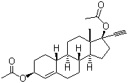 结构式 CAS# 297-76-7, 双醋炔诺醇
