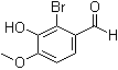 结构式 CAS# 2973-58-2, 2-溴异香草醛
