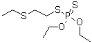 structure of CAS# 298-04-4, Disulfoton;Ethyl thiometon; Ethylthiometon B; Frumin; Frumin AL; Frumin G; Glebofos; M 74; M 74 (pesticide); O,O-Diethyl S-[2-(ethylthio)ethyl] dithiophosphate; O,O-Diethyl S-[2-(ethylthio)ethyl] phosphorodithioate; Solvirex; Thiodemeton; VUAgT 1-4; VUAgT 1964