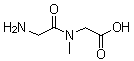 structure of CAS# 29816-01-1, Glycylsarcosine;NSC 206288