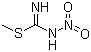 结构式 CAS# 2986-25-6, N-硝基-S-甲基异硫脲; 2-甲基-3-硝基异硫脲