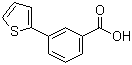 结构式 CAS# 29886-63-3, 3-(2-噻吩基)苯甲酸