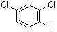 结构式 CAS# 29898-32-6, 1,3-二氯-4-碘苯
