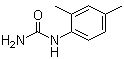 结构式 CAS# 2990-02-5, 2,4-二甲基苯基脲
