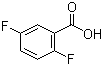structure of CAS# 2991-28-8, 2,5-Difluorobenzoic acid