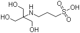 结构式 CAS# 29915-38-6, 三羟甲基甲胺基丙磺酸; {[2-羟基-1,1-二(羟甲基)乙基]氨基}-1-丙磺酸; N-三(羟甲基)甲基-3-氨基丙磺酸