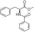 结构式 CAS# 3005-61-6, (S)-N-苯甲酰基苯丙氨酸甲酯