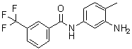 structure of CAS# 30069-31-9, N-(3-Amino-4-methylphenyl)-3-(trifluoromethyl)benzamide;3-Trifluoromethyl-N-(3-amino-4-methylphenyl)benzamide; N-(3-Amino-4-methylphenyl)-3-trifluoromethylbenzamide
