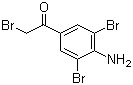结构式 CAS# 30095-55-7, 4'-氨基-2,3',5'-三溴苯乙酮