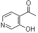 结构式 CAS# 30152-05-7, 4-乙酰基-3-羟基吡啶