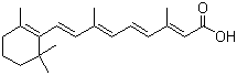 Tretinoin molecular structure (CAS 302-79-4)