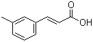 结构式 CAS# 3029-79-6, 3-甲基肉桂酸; 间甲基肉桂酸