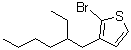 structure of CAS# 303734-52-3, 2-Bromo-3-(2-ethylhexyl)thiophene