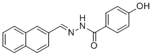 structure of CAS# 303760-60-3, Slu-PP-332;4-hydroxy-N-[(E)-naphthalen-2-ylmethylideneamino]benzamide