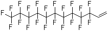 结构式 CAS# 30389-25-4, 全氟癸基乙烯; 1H,1H,2H-全氟-1-十二烯