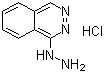 structure of CAS# 304-20-1, Hydralazine hydrochloride;1-Hydrazinophthalazine hydrochloride