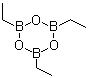 structure of CAS# 3043-60-5, 2,4,6-Triethylboroxin;Triethylboroxin; Triethylboroxine