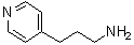 structure of CAS# 30532-36-6, 4-Pyridinepropanamine;3-Pyridin-4-ylpropylamine; 4-(3-Aminopropyl)pyridine; 4-Pyridylpropylamine