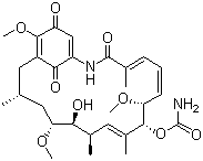 结构式 CAS# 30562-34-6, 格尔德霉素