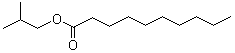 structure of CAS# 30673-38-2, Isobutyl caprate;Isobutyl decanoate; Decanoic acid isobutyl ester