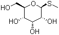 structure of CAS# 30760-09-9, Methyl-beta-D-thioglucopyranoside