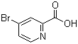 结构式 CAS# 30766-03-1, 4-溴吡啶-2-羧酸; 4-溴-2-吡啶羧酸