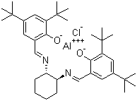structure of CAS# 307926-51-8, (S,S)-N,N'-Bis(3,5-di-tert-butylsalicylidene)-1,2-cyclohexanediaminoaluminum chloride