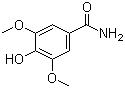 structure of CAS# 3086-72-4, 4-Hydroxy-3,5-dimethoxybenzamide