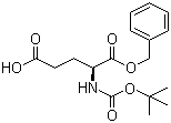 structure of CAS# 30924-93-7, Boc-L-Glutamic acid 1-benzyl ester;N-tert-Butoxycarbonyl-L-glutamic acid benzyl ester; Boc-Glu-OBzl