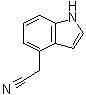 structure of CAS# 30933-66-5, 1H-Indole-4-acetonitrile;4-(Cyanomethyl)indole