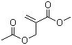 structure of CAS# 30982-08-2, Methyl 2-(acetoxymethyl)acrylate;2-[(Acetyloxy)methyl]-2-propenoic acid methyl ester