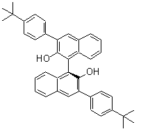 (1S)-3,3'-Bis[4-(1,1-dimethylethyl)phenyl][1,1'-binaphthalene]-2,2'-diol molecular structure (CAS 309934-84-7)