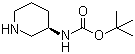 结构式 CAS# 309956-78-3, (R)-3-Boc-氨基哌啶; (R)-3-叔丁氧羰基氨基哌啶