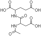 结构式 CAS# 3106-85-2, N-乙酰基-L-天冬氨酰-L-谷氨酸