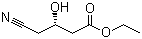 structure of CAS# 312745-91-8, Ethyl (S)-4-cyano-3-hydroxybutyrate;(S)-(+)-Ethyl 4-cyano-3-hydroxybutyrate
