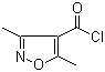 3,5-Dimethylisoxazole-4-carbonyl chloride molecular structure (CAS 31301-45-8)