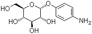 structure of CAS# 31302-52-0, alpha-D-Glucopyranoside 4-aminophenyl;alpha-D-Glucopyranoside p-aminophenyl; 4-Aminophenyl alpha-D-glucopyranoside; p-Aminophenyl alpha-D-glucopyranoside