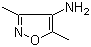 结构式 CAS# 31329-64-3, 4-氨基-3,5-二甲基异恶唑