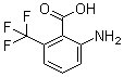 结构式 CAS# 314-46-5, 2-氨基-6-三氟甲基苯甲酸