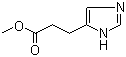 结构式 CAS# 31434-93-2, 1H-咪唑-5-丙酸甲酯