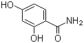 结构式 CAS# 3147-45-3, 2,4-二羟基苯甲酰胺
